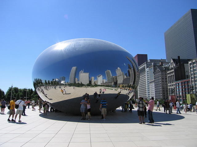 09-Millinium Park-the Bean