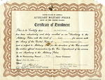 1942-Leo Hooker Military Police Certif